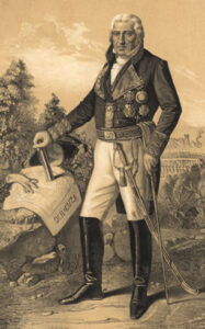 Manuel Godoy, atlántico extremeño, en un retrato de 1801. Cuando la llamada "guerra de las naranjas"